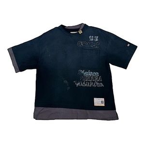 MAISON Mihara Yasuhiro black/grey men’s T-Shirt SZ 50
